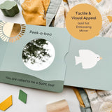 Peek-a-boo book with mirror and gold foil sun, 5_7ebf1cb0-b707