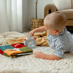 Baby interacting with MP3yoto lifestyle device