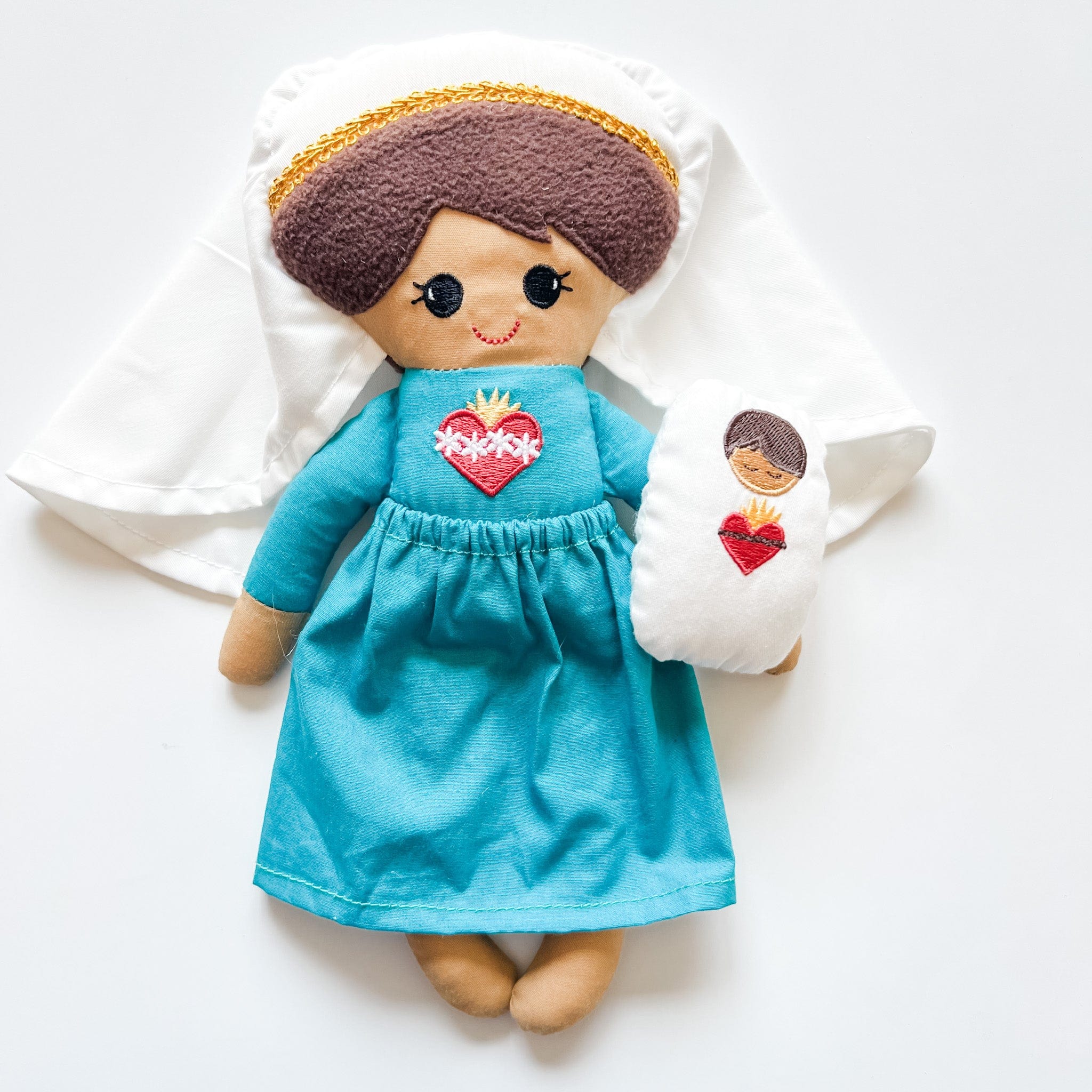 Handmade doll with heart design, IMG_7704