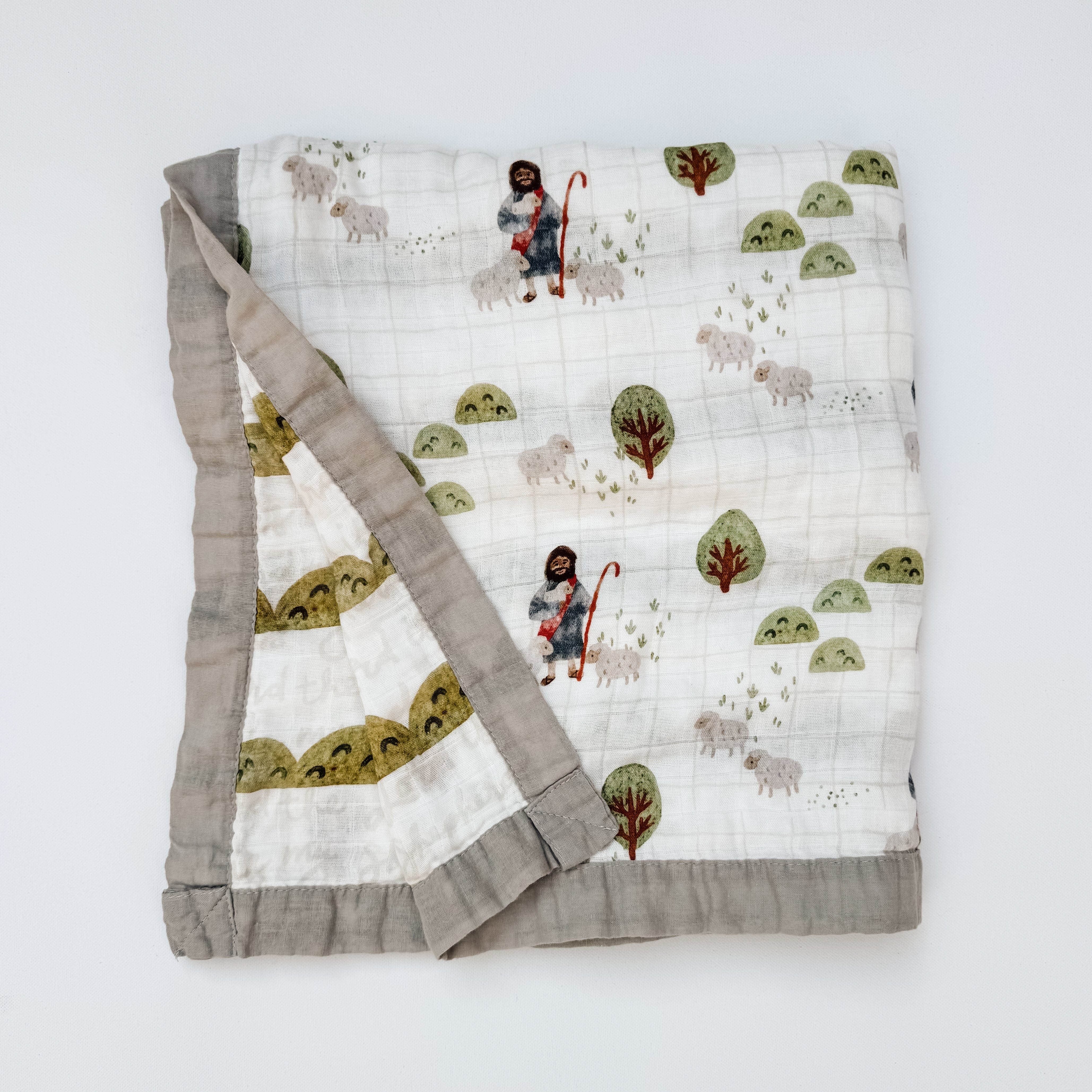 The Lord Is My Shepherd baby blanket