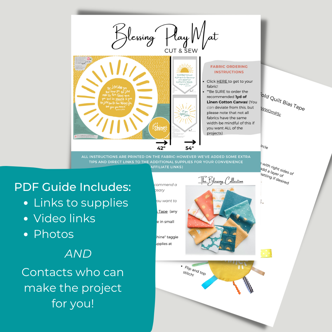 The Blessing Play Mat Tutorial/Help Guide - PDF Download