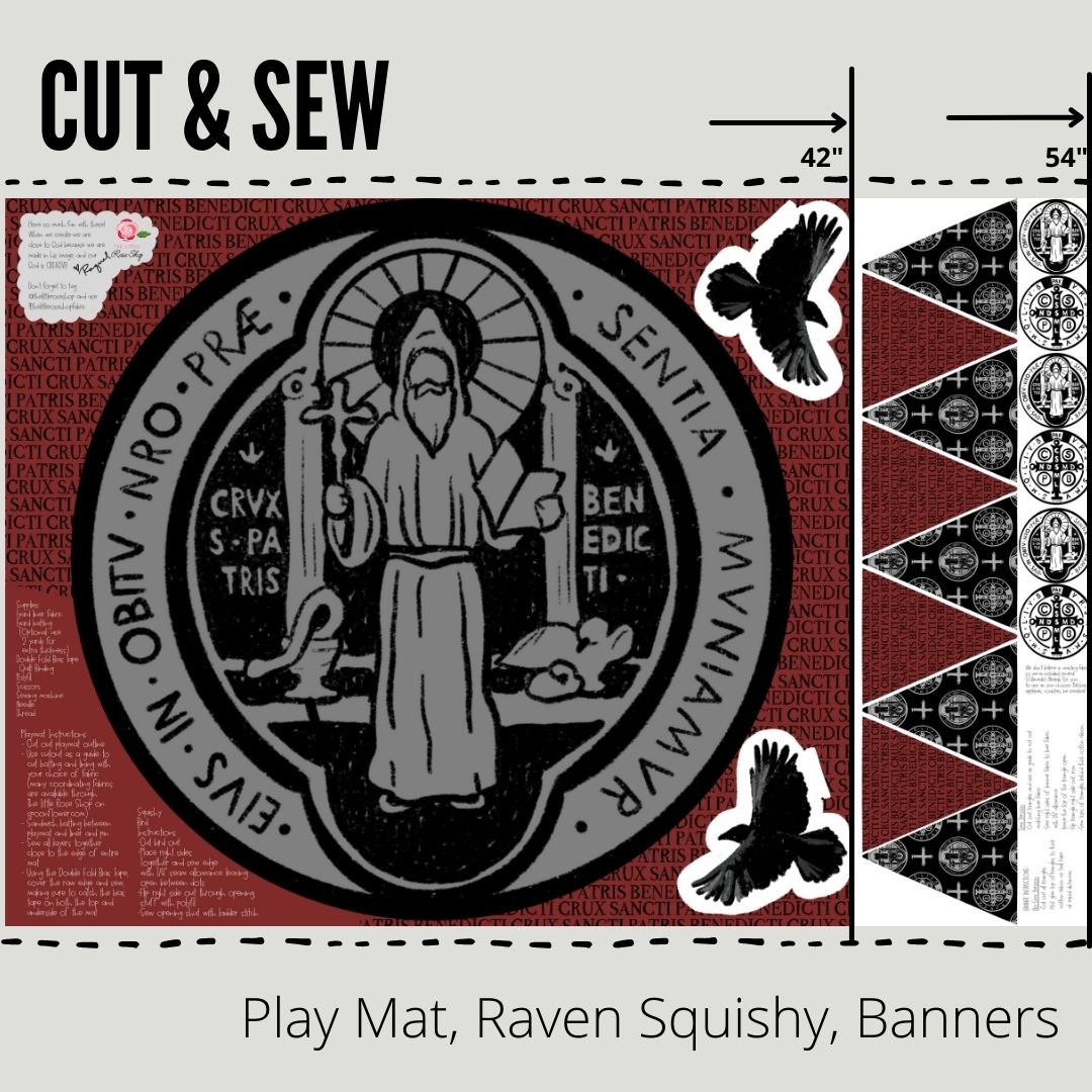 Play Mat Benedict Medal (front) Tutorial/Help Guide - PDF Download