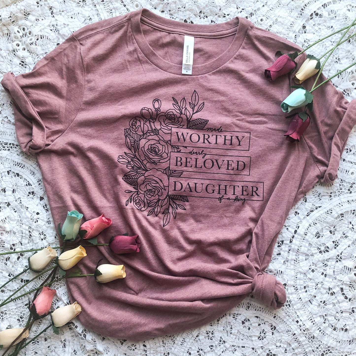 Made Worthy, Dearly Beloved, Daughter of a King Women's Relaxed T-Shirt