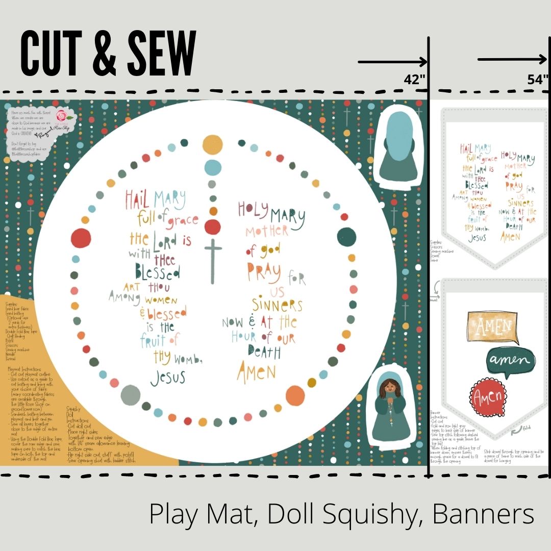 Rosary Play Mat Tutorial/Help Guide - PDF Download