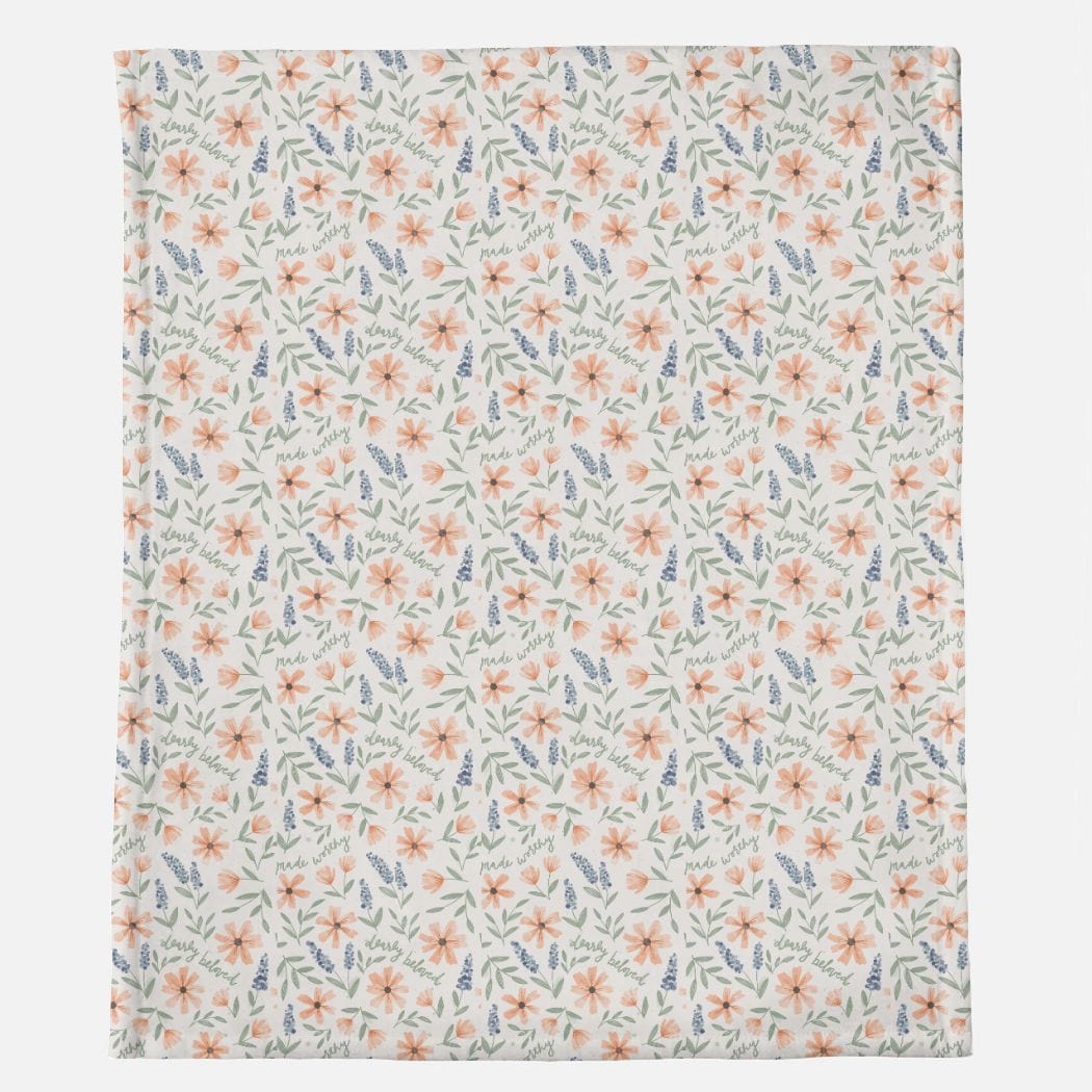 Floral Minky Blanket