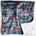Blanket with names written in colorful letters.