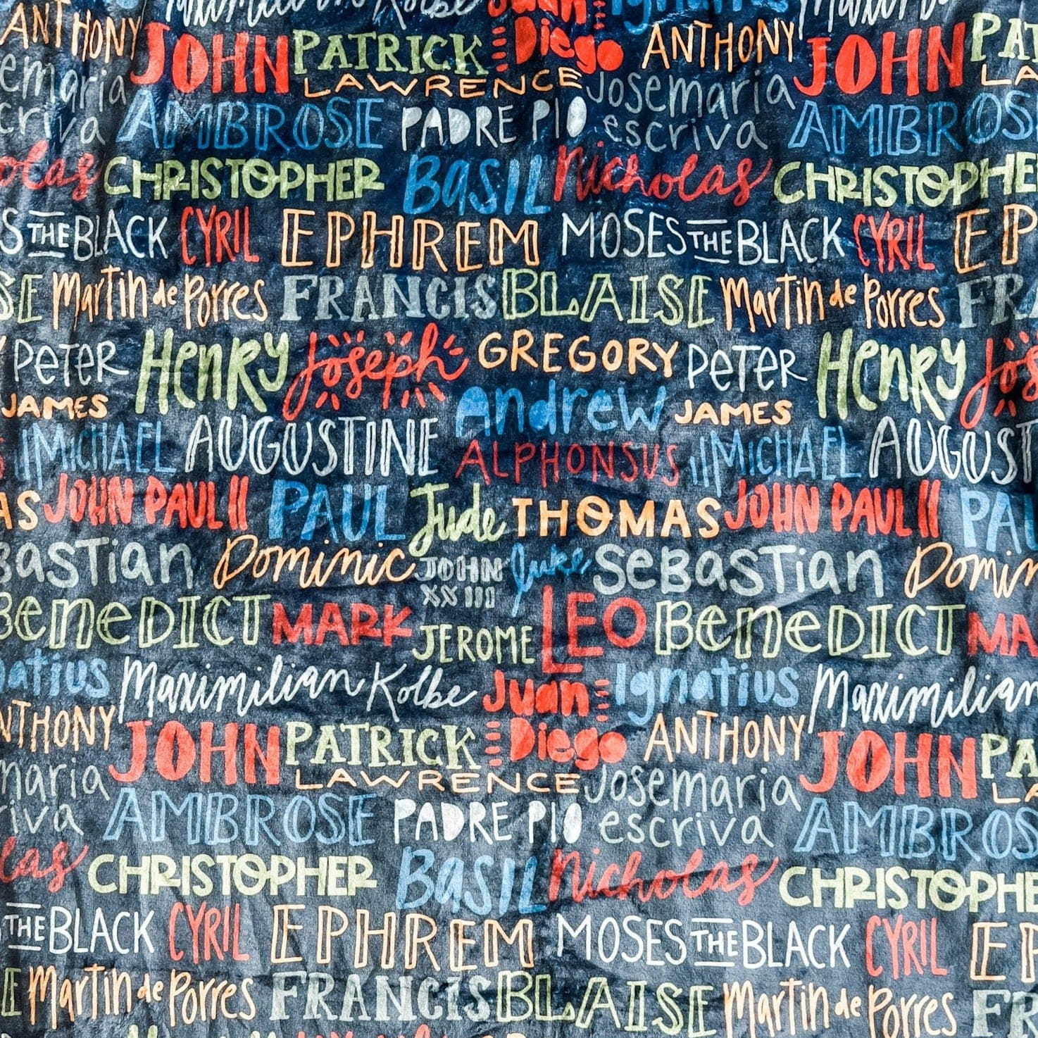 Names written in colorful script on dark background.