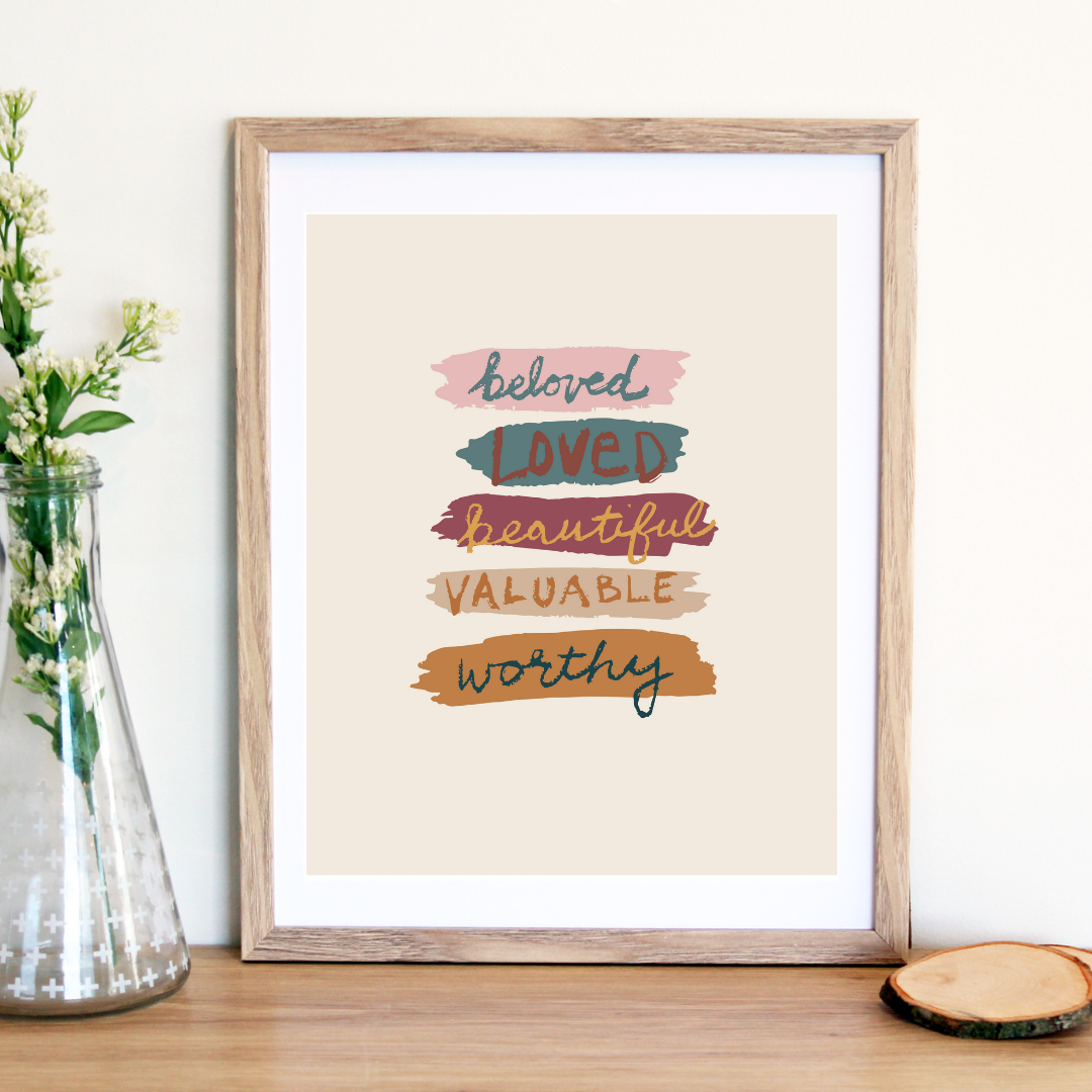 Words of Affirmation 8x10 Print – The Little Rose Shop