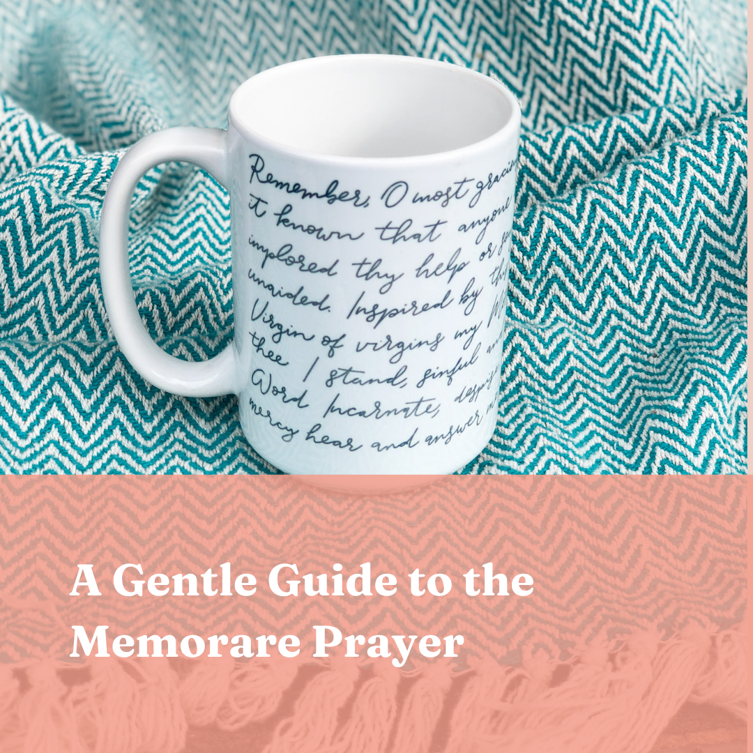 Memorare Prayer the little rose shop