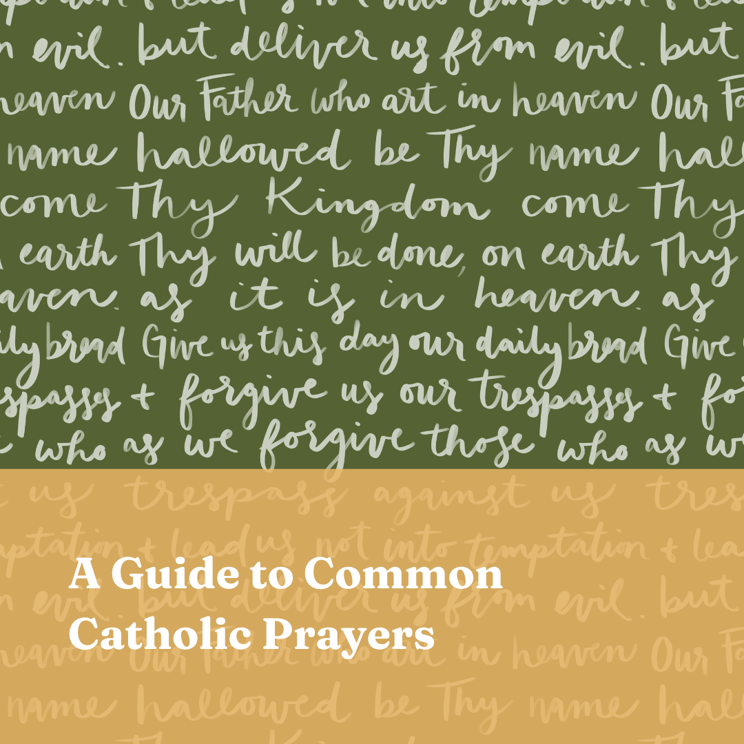 Common catholic prayers the little rose shop