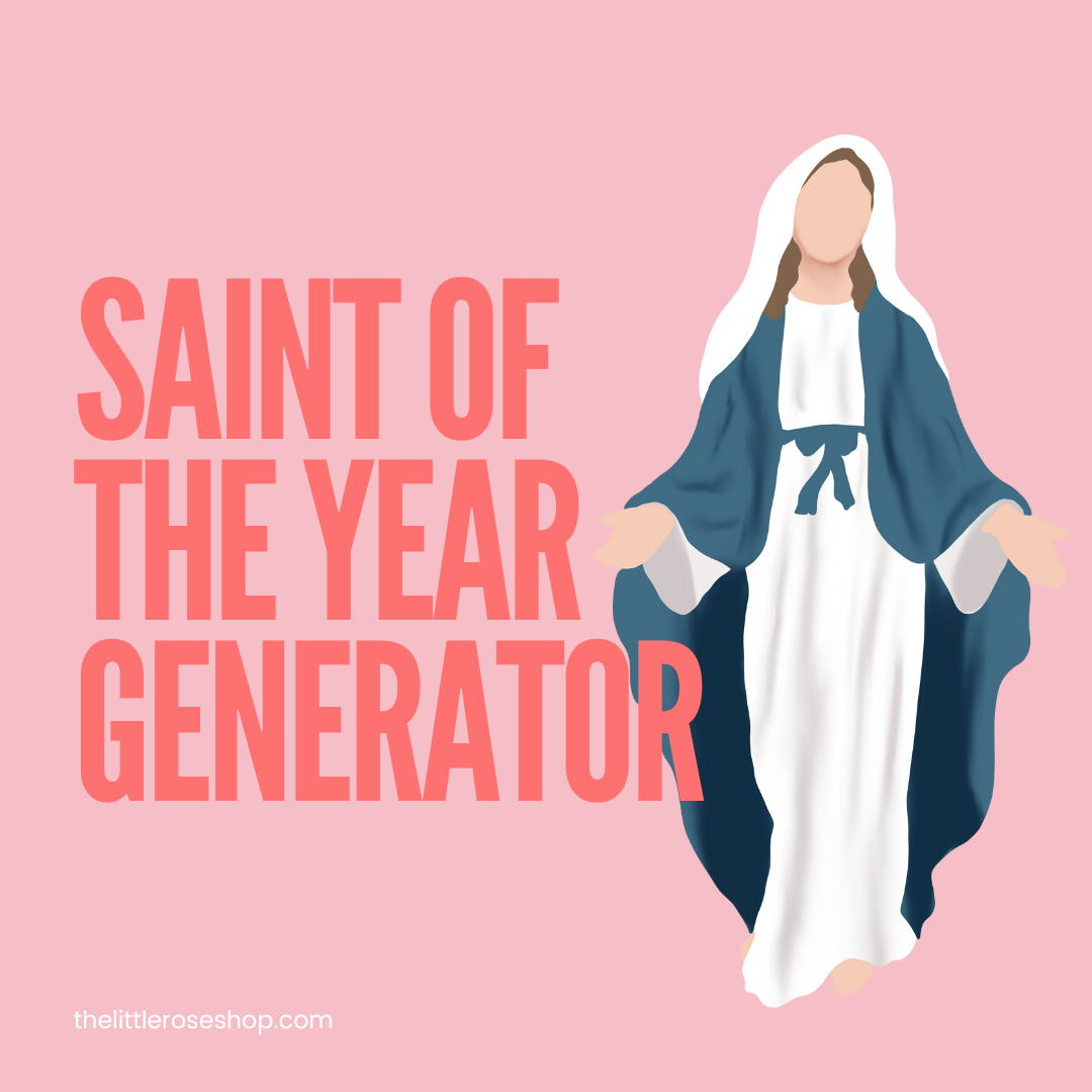 Catholic Saint of the Year Generator