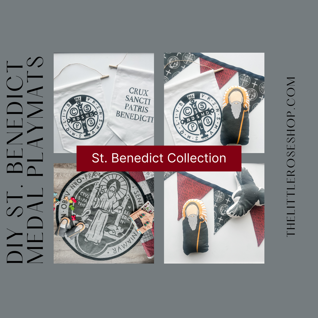 How To: DIY St. Benedict Medal Playmats