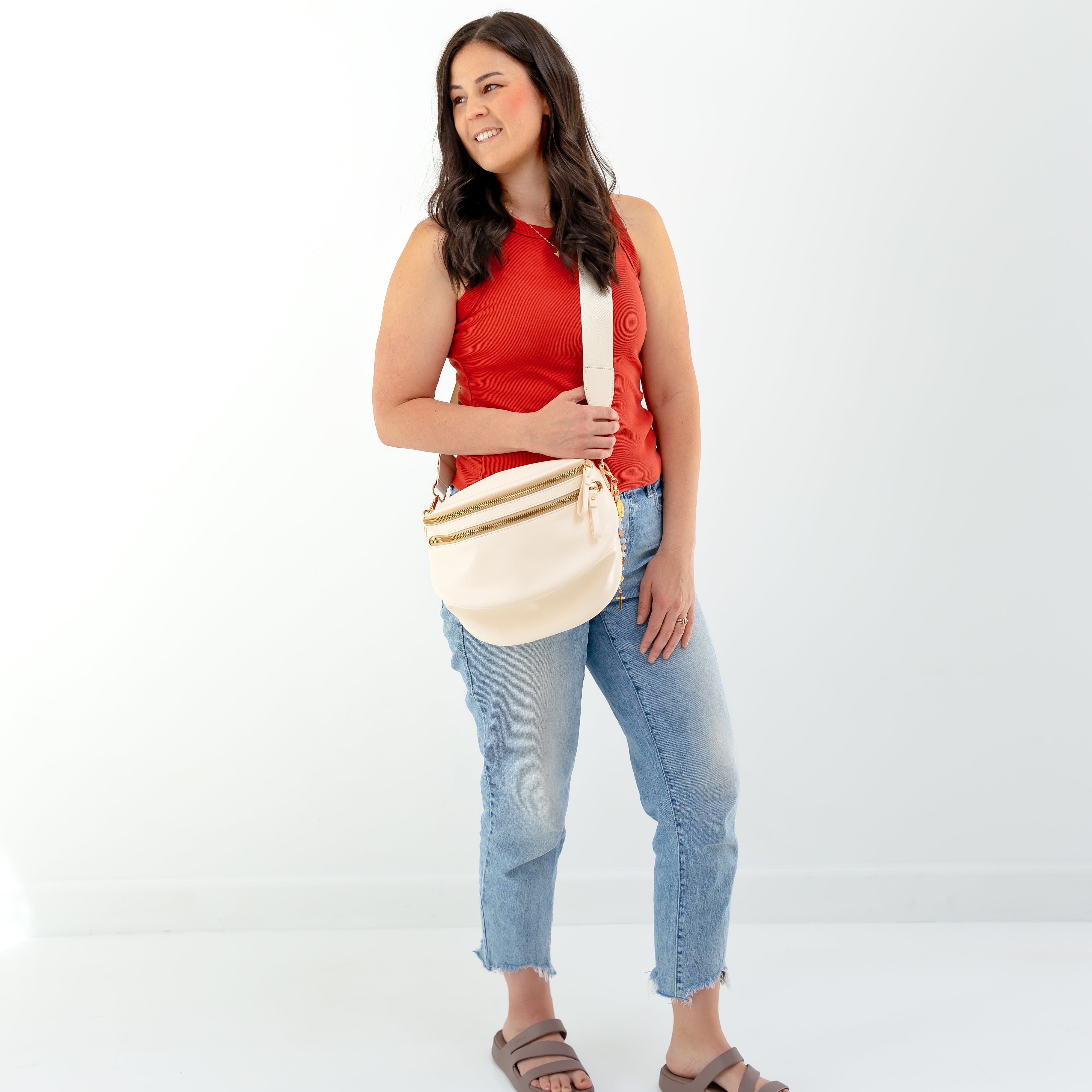 crossbody bum bag the little rose shop