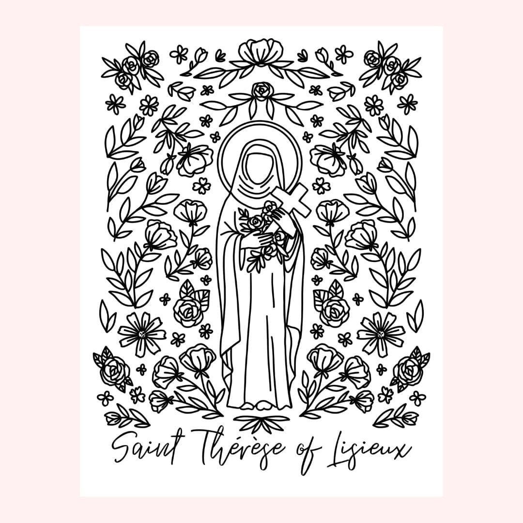 Free Catholic Coloring Pages – The Little Rose Shop free-catholic-coloring-pages-the-little-rose-shop