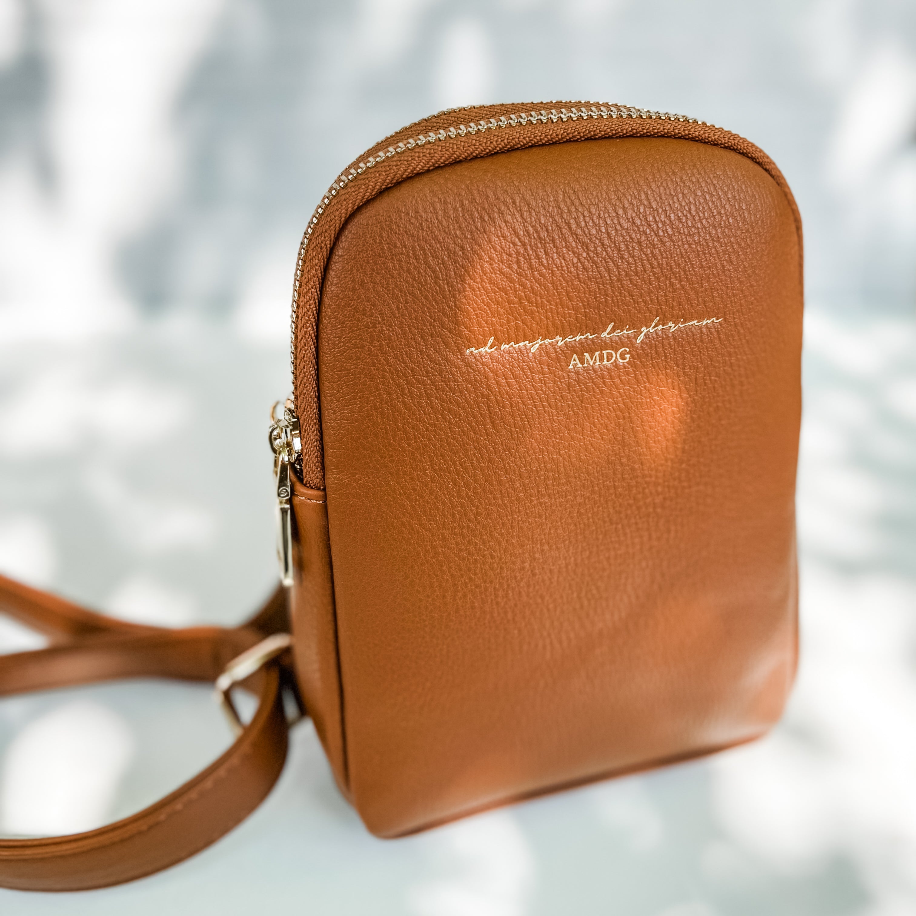 Brown AMDG crossbody bag product detail