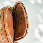 AMDG crossbody bag interior with card slots