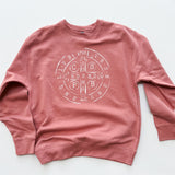 Distressed St. Benedict Medal Unisex Sweatshirt