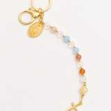 Rosary Decade Charm Keychain
