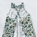 Blue Apron floral apron