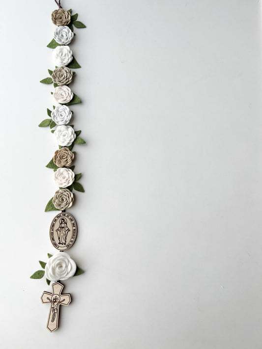 Floral Decade Wall Rosary