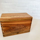 DEFECTIVE Wooden Prayer Card Box