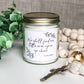 St. Zelie Quote Miscarriage Candle