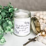 St. Zelie Quote Miscarriage Candle