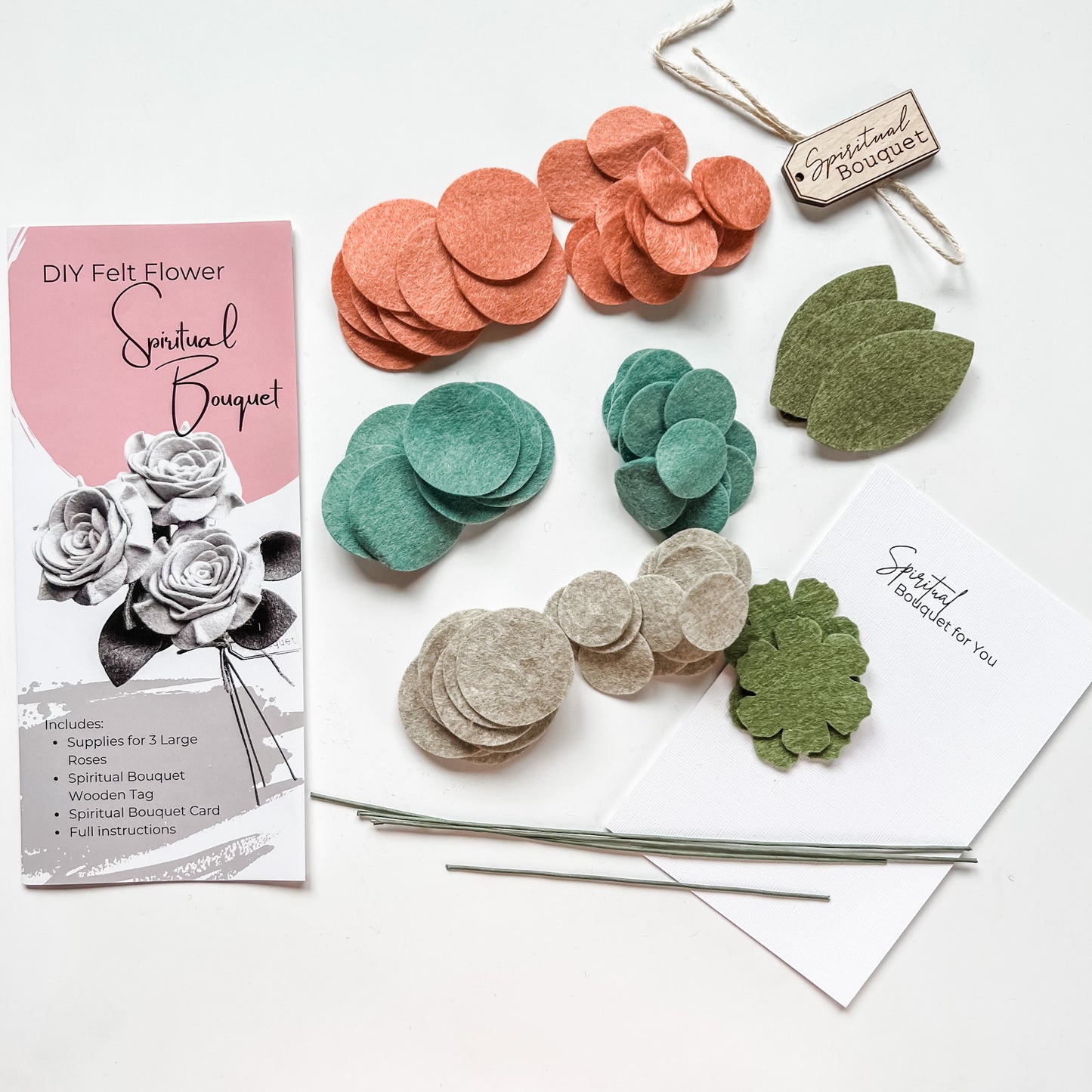 DIY Felt Flower Spiritual Bouquet Kit