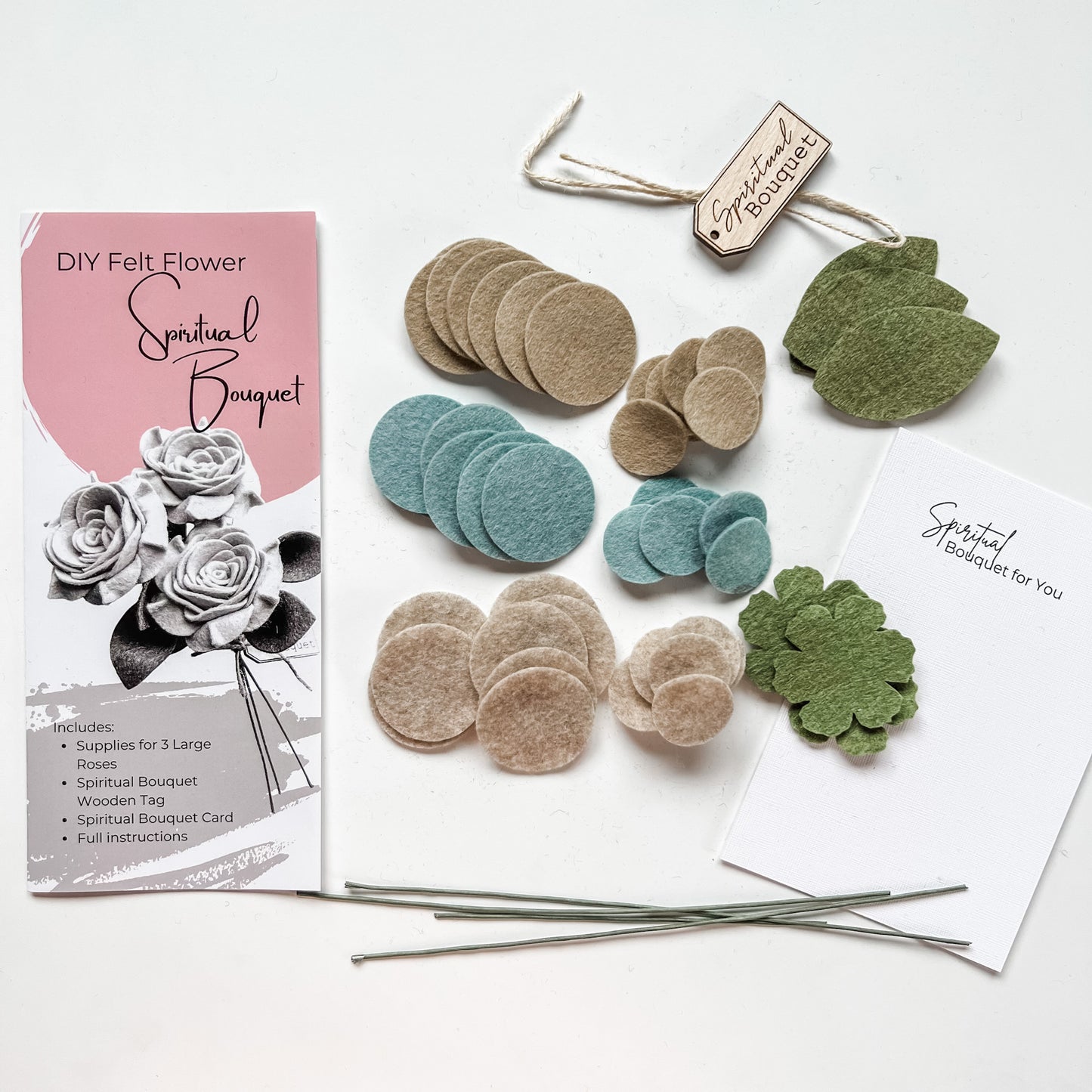 DIY Felt Flower Spiritual Bouquet Kit