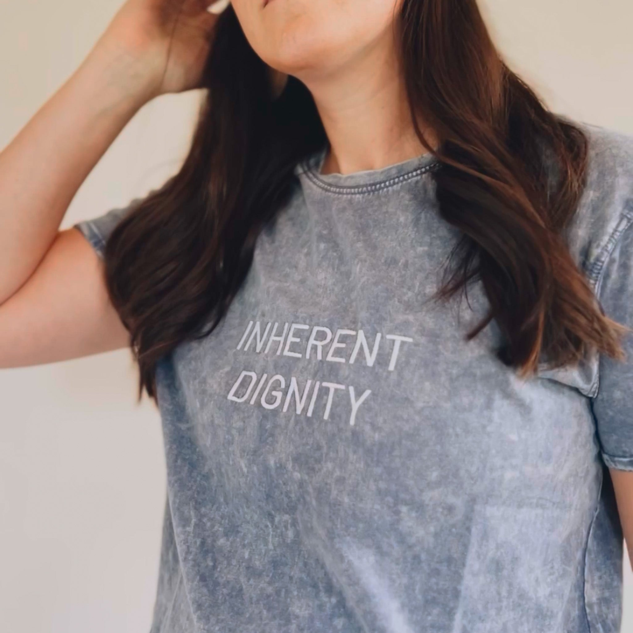 Inherent Dignity Denim Short-Sleeve Unisex T-Shirt