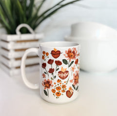 Floral heart mug, IMG_7090_1