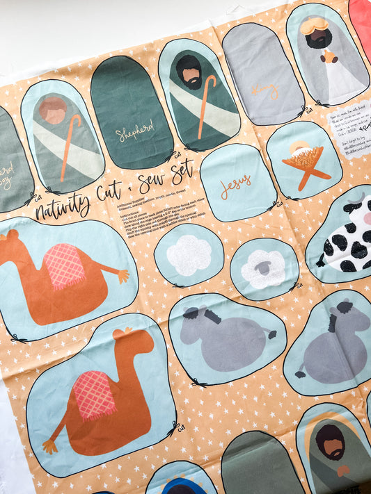 Nativity Squishy Cut & Sew Fabric Panel