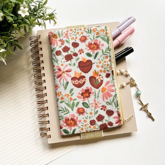 Holy Family Hearts Catholic Bible/Planner Pouch