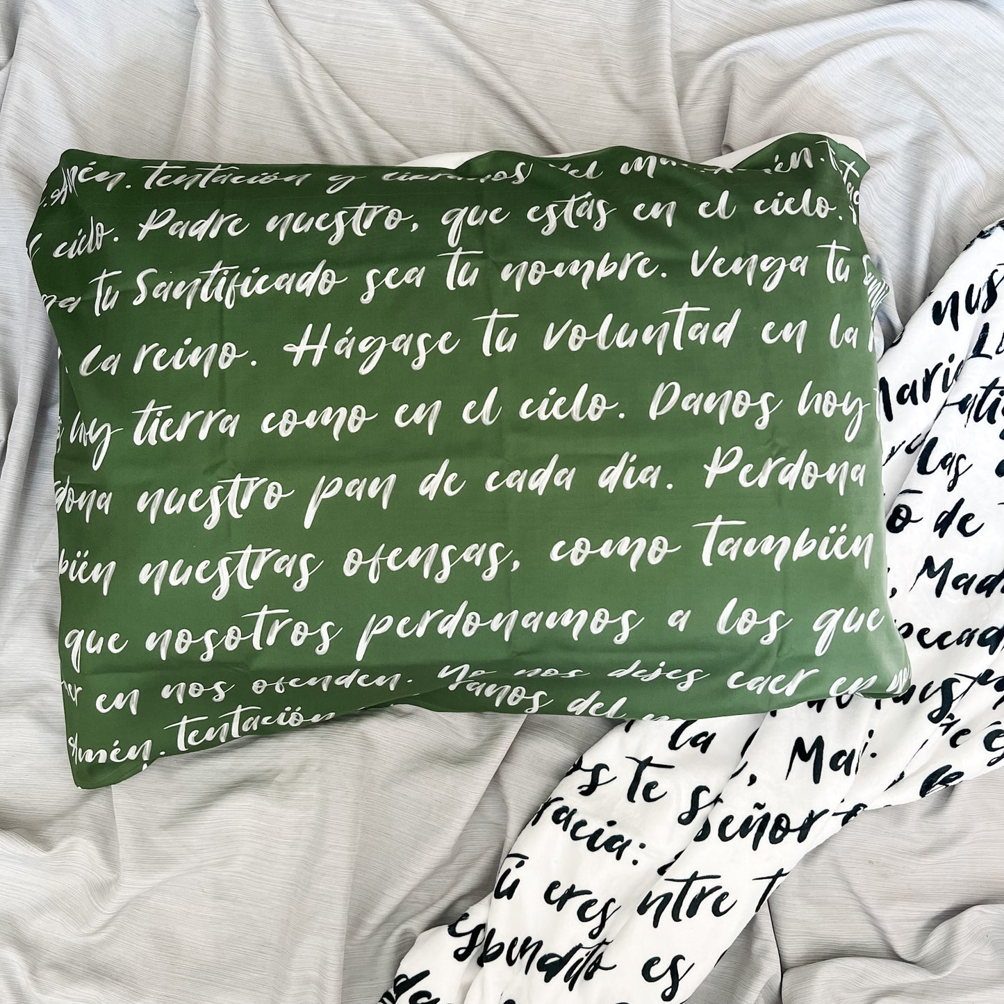 Spanish Our Father Prayer Pillowcase