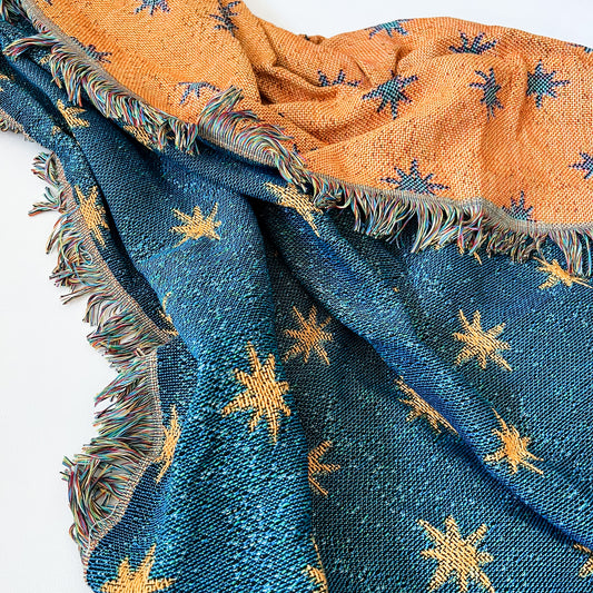 Limited Edition Guadalupe Stars Woven Blanket