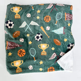 Team Jesus Sports Catholic Minky Blanket