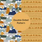 Faith Moves Mountains  Luxury Double Sided Muslin Catholic Blanket