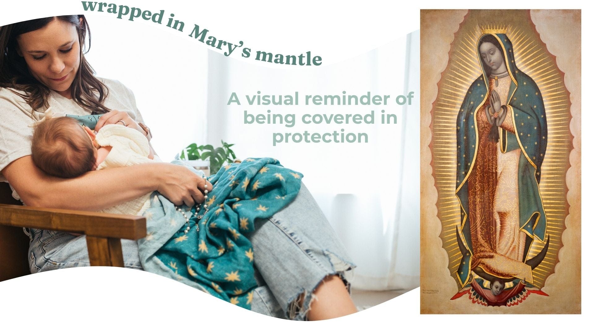 Guadalupe Catholic Swaddle