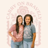 Carry on Bravely St. Zelie T-Shirt