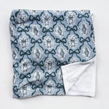 Miraculous Medal Bows Catholic Minky Blanket