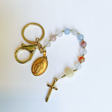 Rosary Decade Charm Keychain