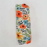 Watercolor Hail Mary Muslin Blanket Swaddle