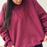 MAMA Auspice Embroidered Sweatshirt