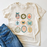 Marian Symbols Girls T-Shirt – Catholic Faith Shirt for Kids