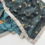 St. Michael Prayer Luxury Double Sided Muslin Catholic Blanket