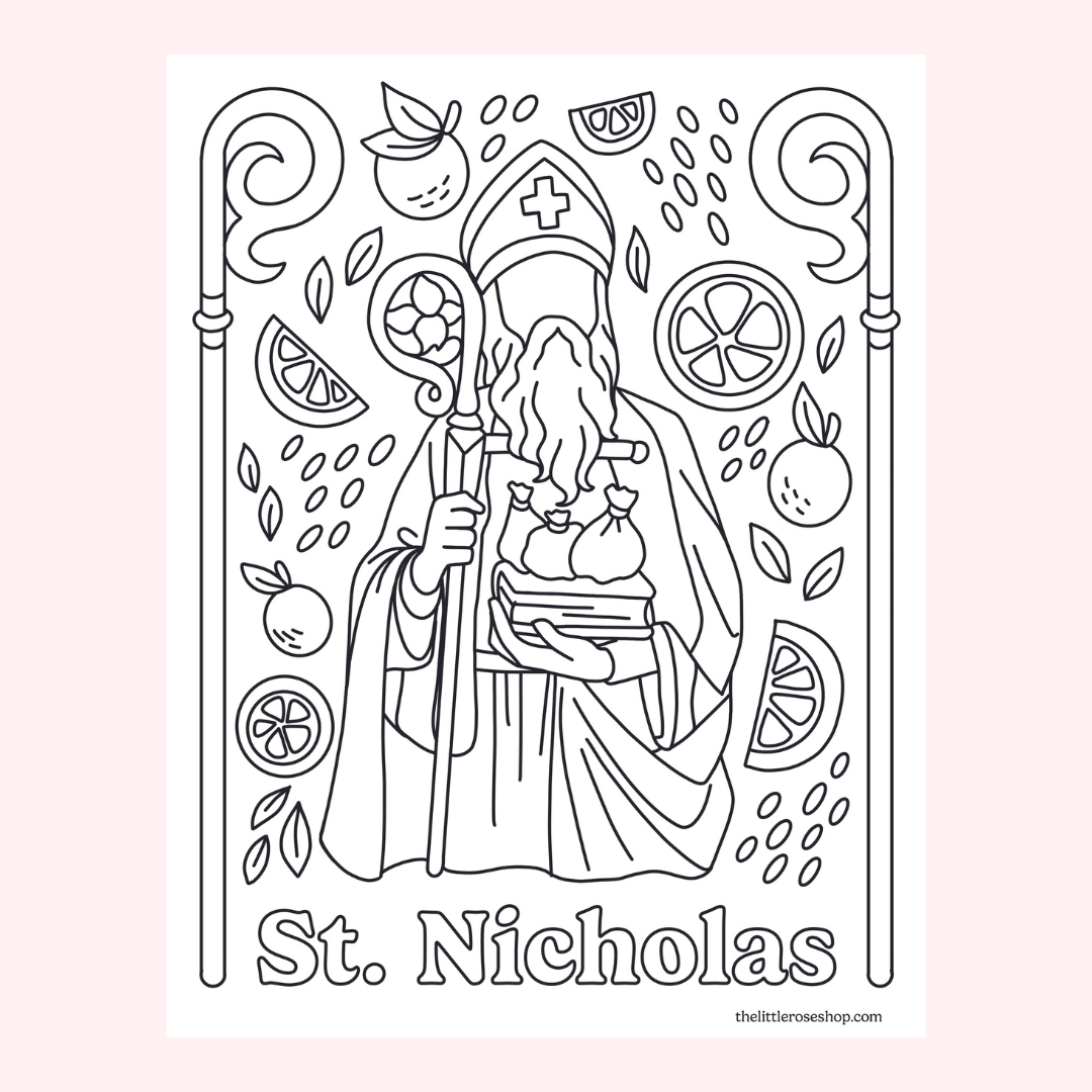 Free Catholic Coloring Pages – The Little Rose Shop free-catholic-coloring-pages-the-little-rose-shop