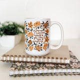 Surrender Prayer Floral Mug