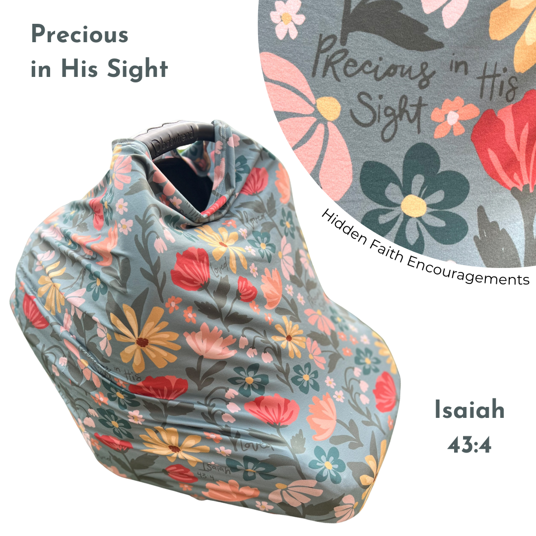 Multi-Use Carseat Nursing Cover: Covered in Faith