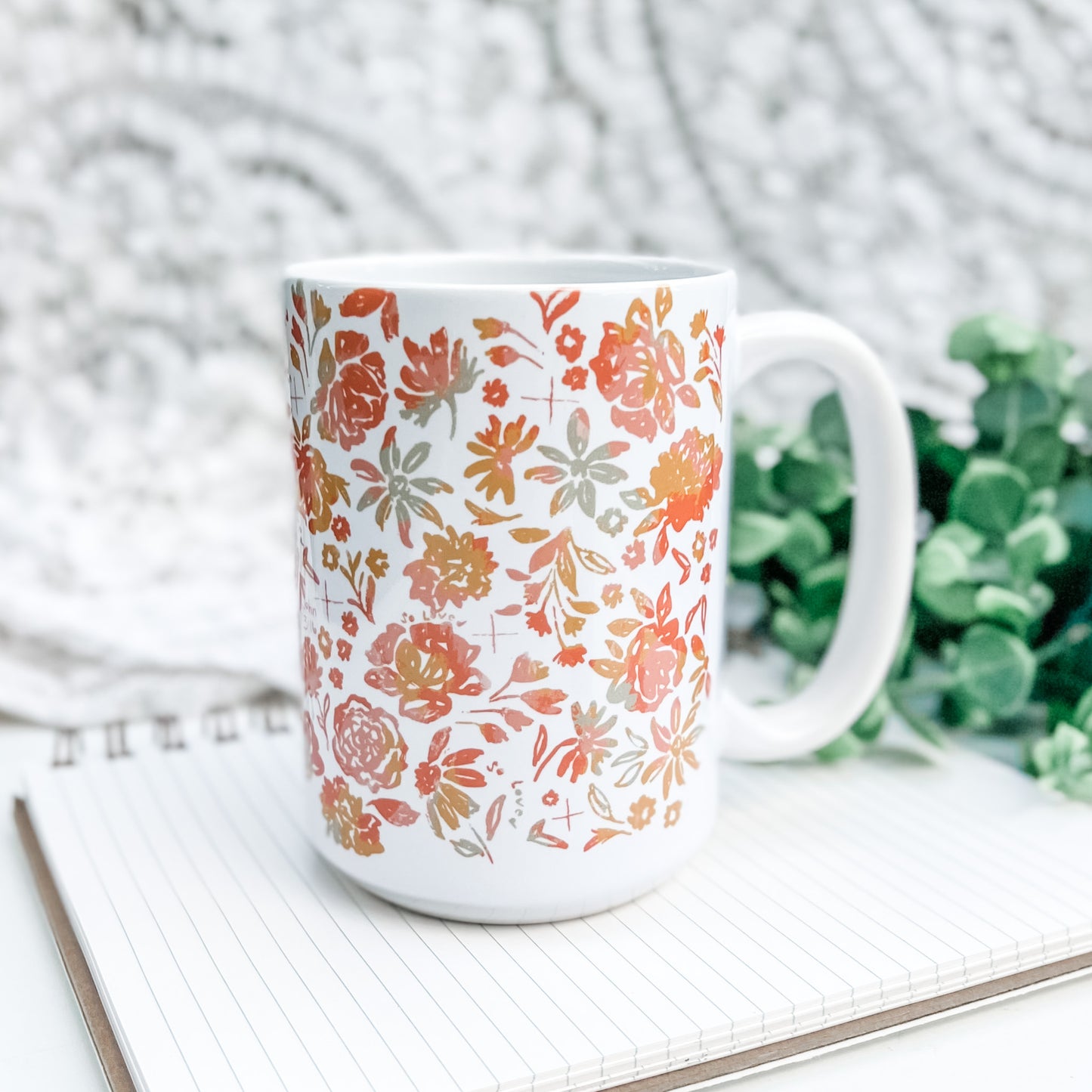 John 3:16 Floral Mug