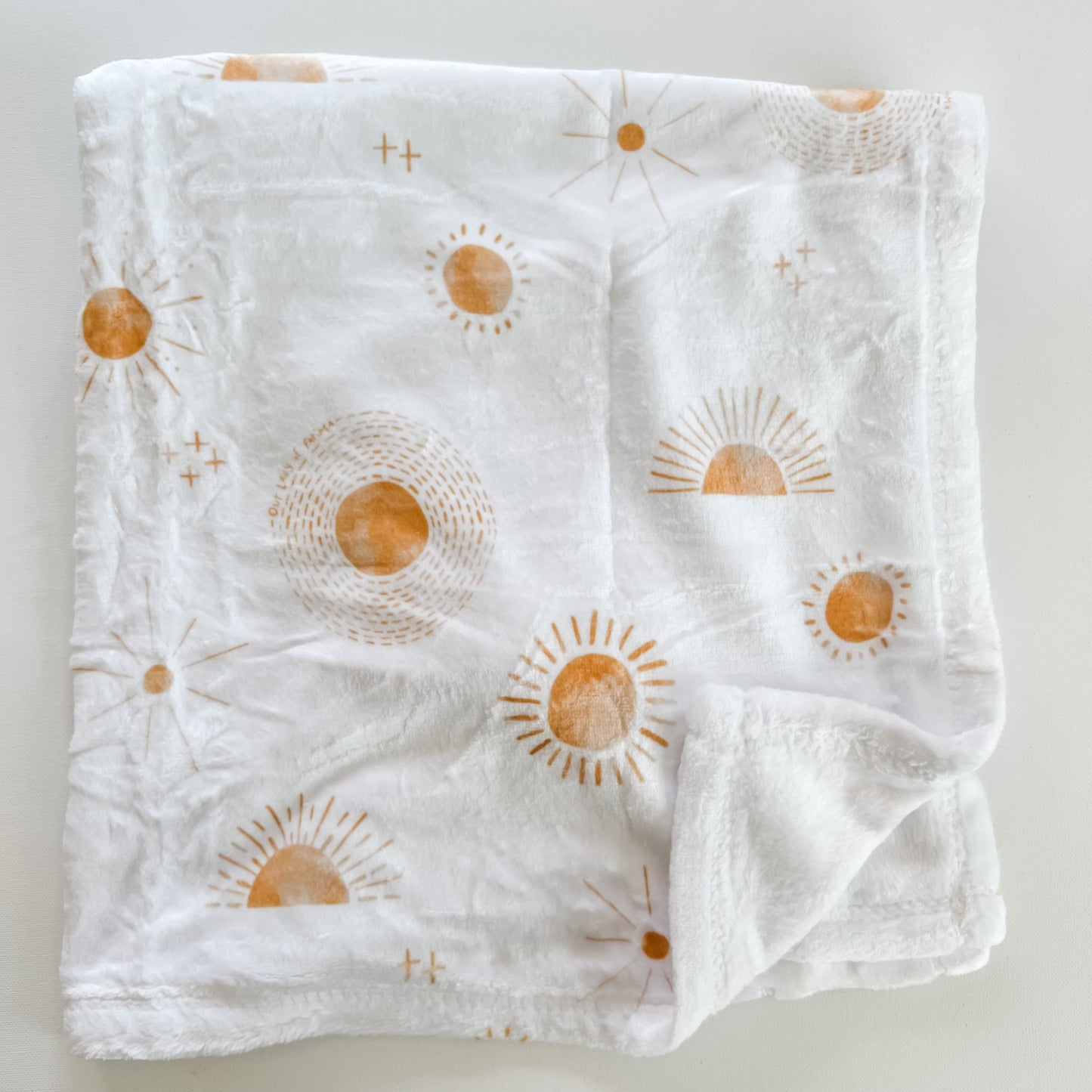 Our Lady of Fatima Minky Blanket